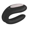 Satisfyer Double Joy Black - App-Controlled Partner Intimacy Device. For women. See functions