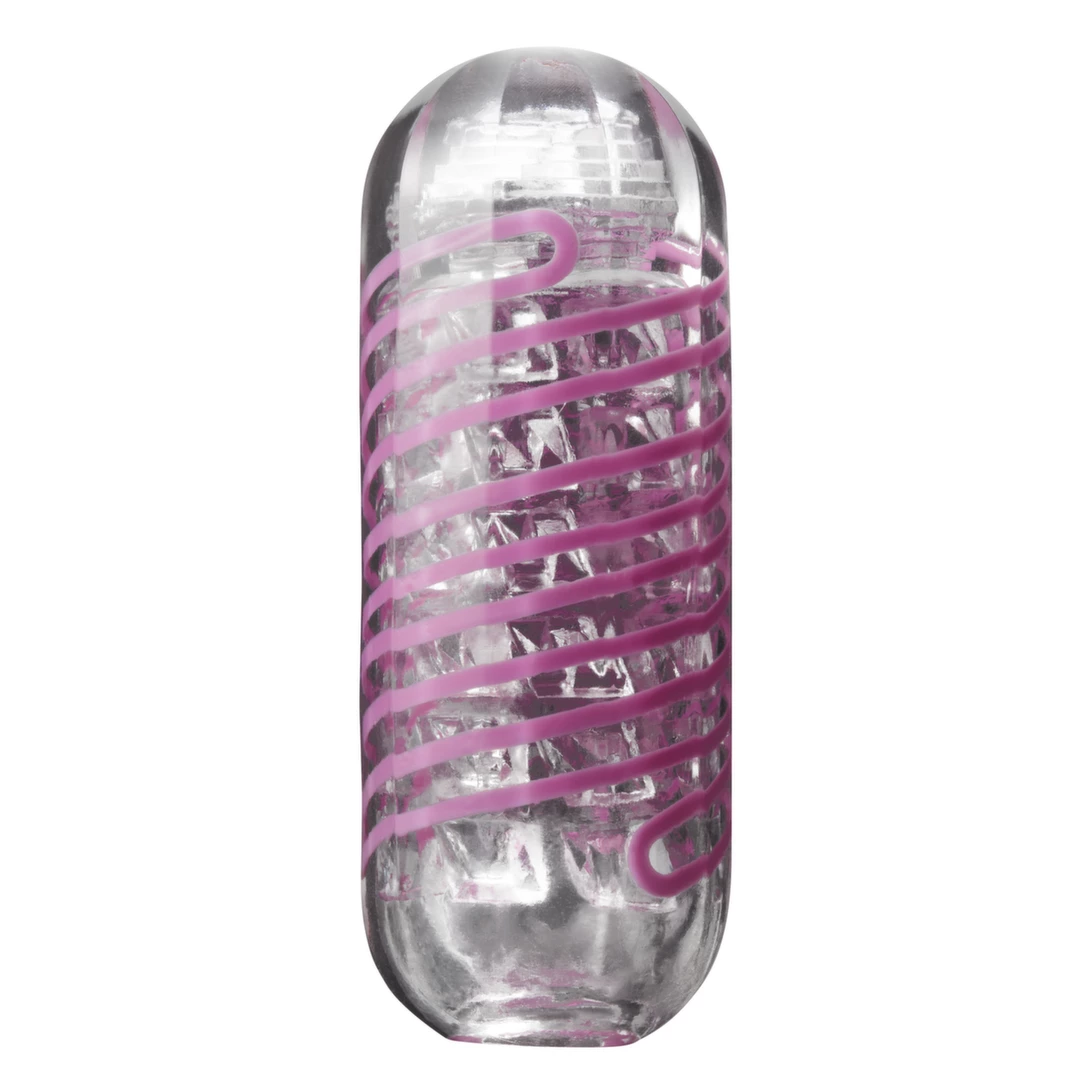Tenga Spinner 06 Brick Intimate Rotating Device - Textured Spiral Design - Anelma Tenga Spinner 06 Brick Intimate Rotating Device
