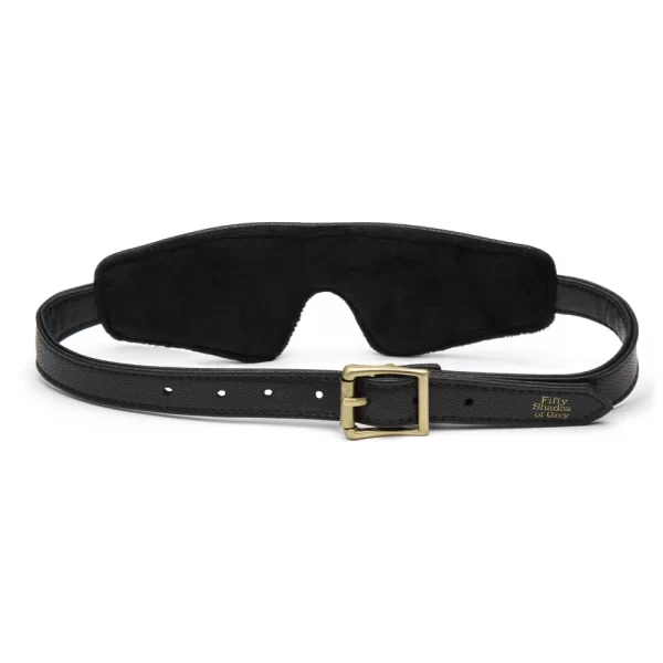 Fifty Shades of Grey Bound to You Faux Leather Blindfold