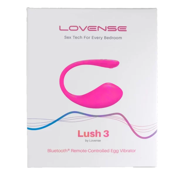 Lovense Lush 3 Smart Wearable Pink Massager with App Control. For women. See functions