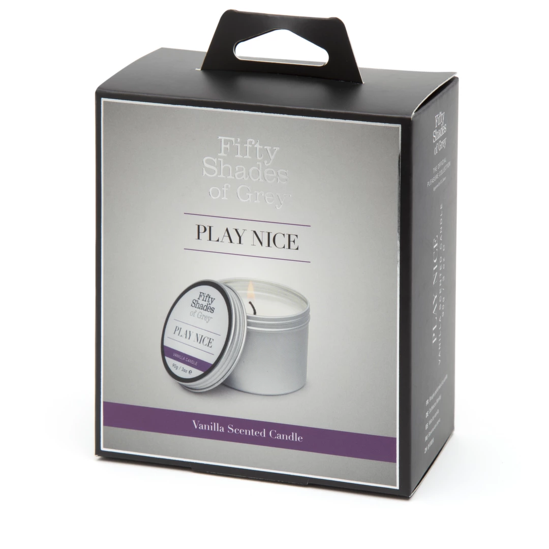 Fifty Shades of Grey Play Nice Vanilla Scented Soy Candle