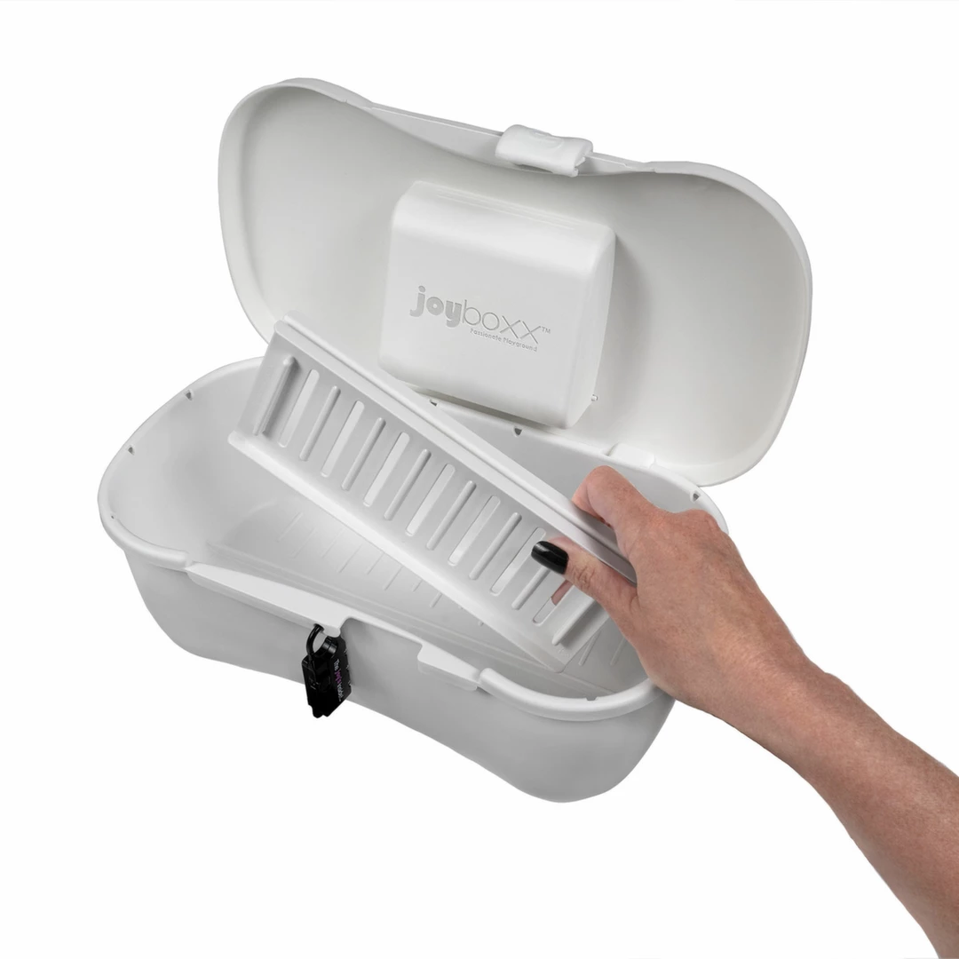 Joyboxx Hygienic Storage System White 33x12x17cm with Playtray