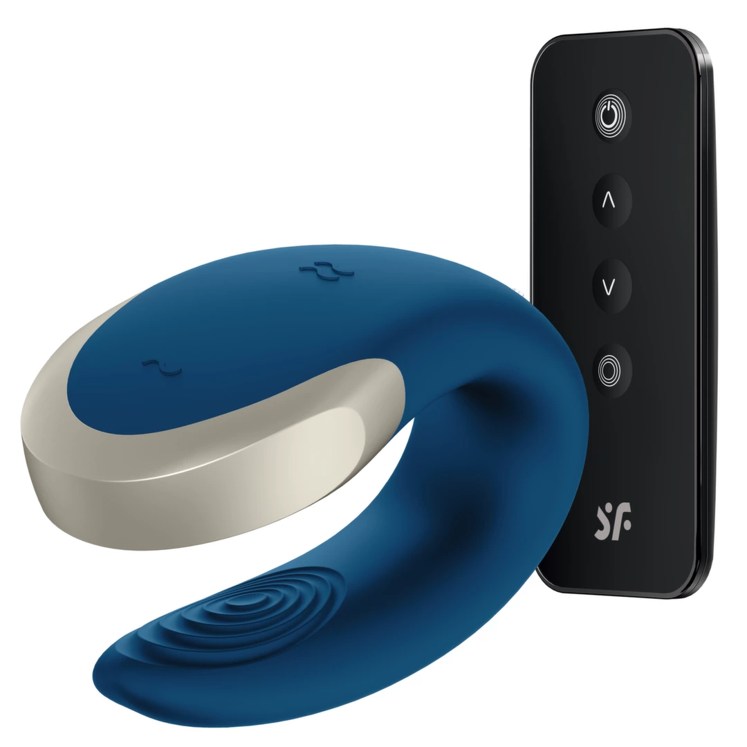 Satisfyer Double Love Blue - vibraattori