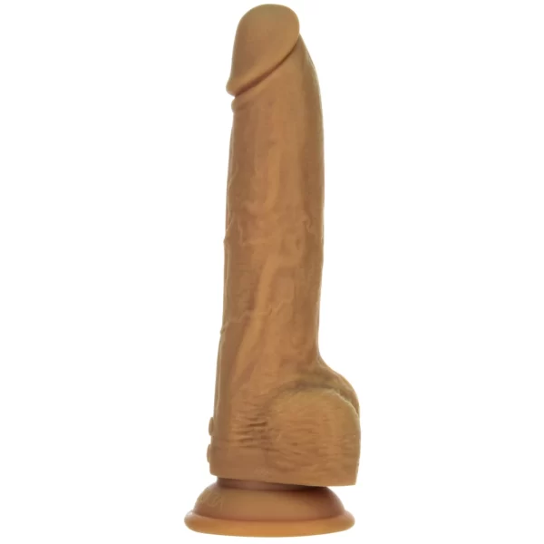Naked Addiction Thrusting Dong 23 cm Caramel z pilotem - vibraattori