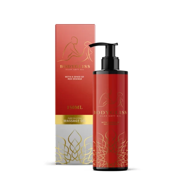 BodyGliss Silky Soft Oil Red Orange 150ml - Olejek do masaÅ¼u