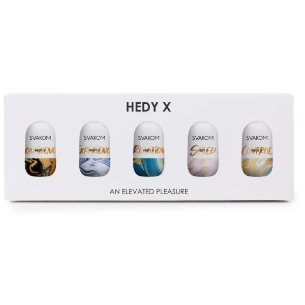 Svakom Hedy X Intimate Sleeve Set 5-Pack Assorted Textures