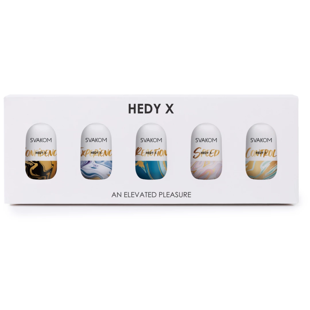 Svakom Hedy X Intimate Sleeve Set 5-Pack Assorted Textures