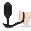 b-Vibe Snug & Tug XL Vibrating Silicone Ring & Weighted Plug