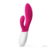 Lelo INA Wave 2 Cerise - Dual-Action Silicone Massager - Anelma Lelo Ina Wave 2 Cerise - vibraattori