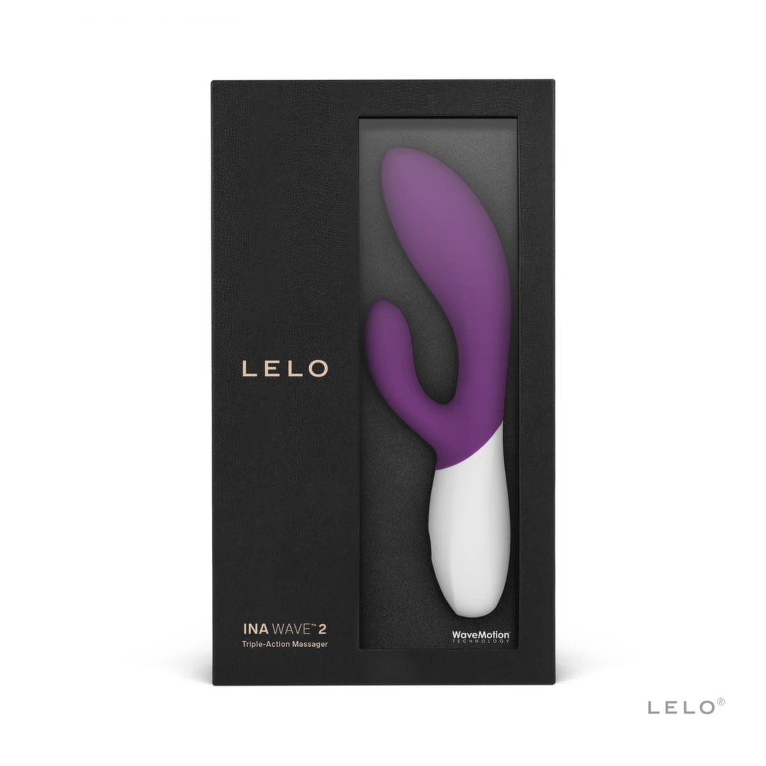 Lelo Ina Wave 2 Plum – Podwójne (króliczki)