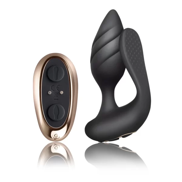 Rocks-Off Cocktail Dual Motor Couples System Black