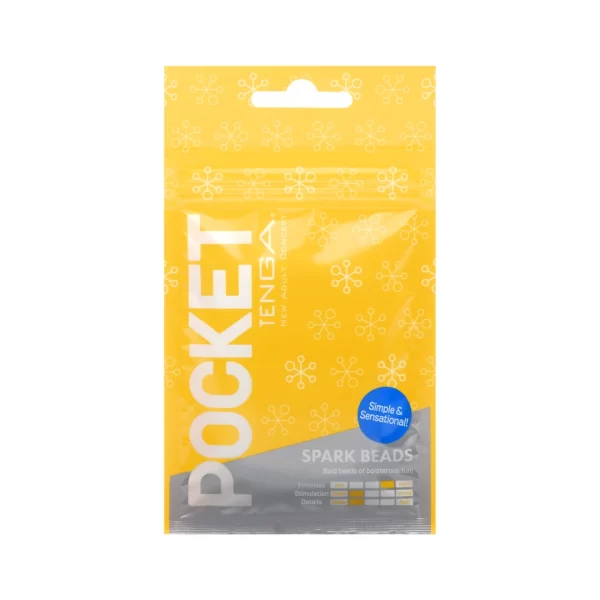 Tenga Pocket Spark Beads - Compact Travel Intimate Device