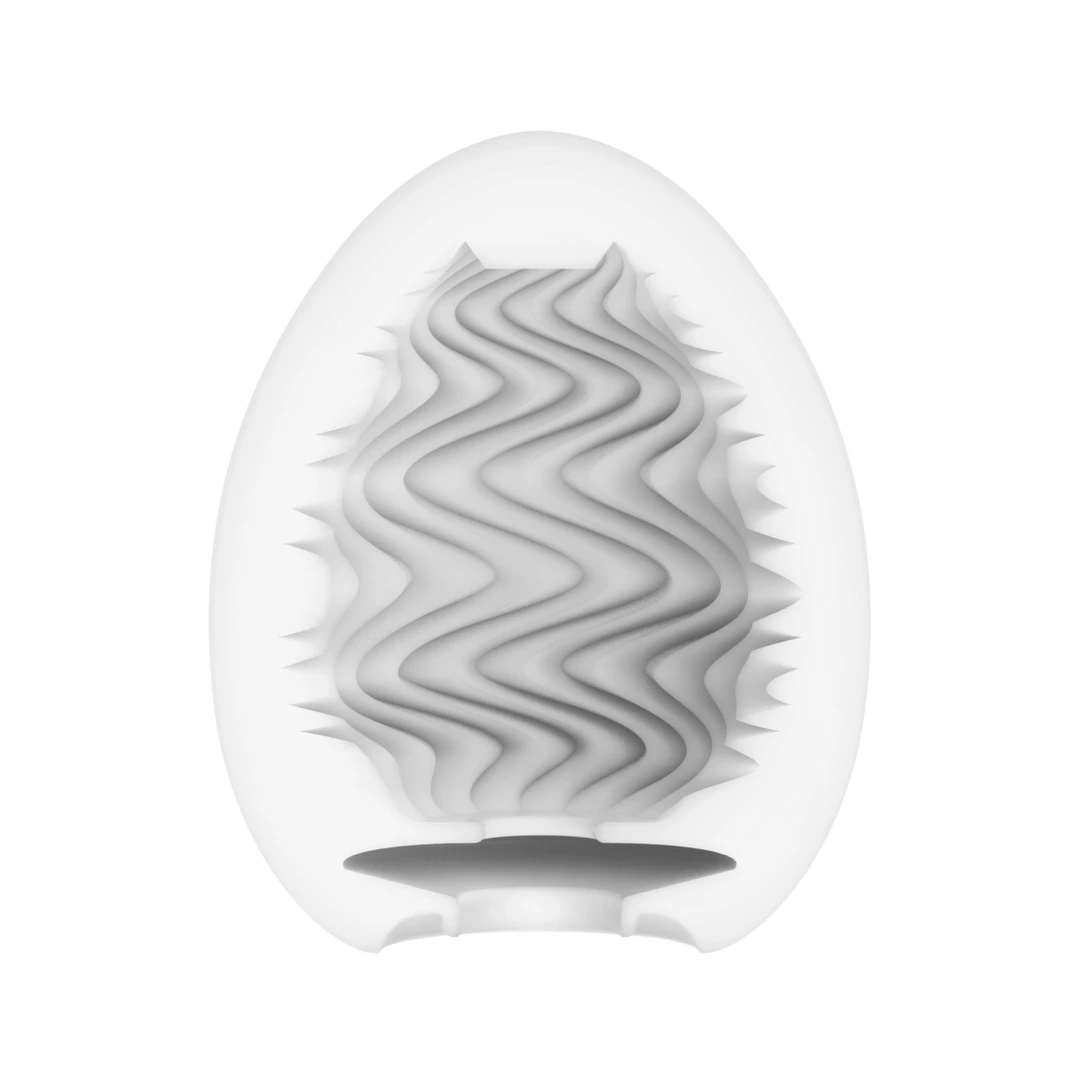 Tenga Egg Wonder Wind - elastyczna nakładka intymna 1 szt. - Anelma Tenga Egg Wonder Wind combines flexible elastomer for comfortable