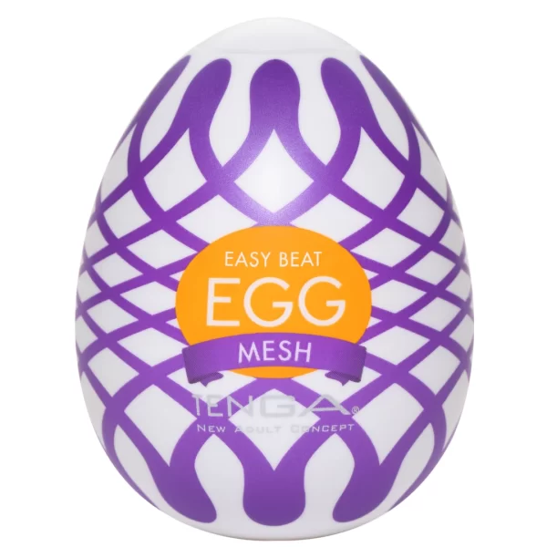 Tenga Egg Wonder Mesh Intimate Device Compact Textured Blue