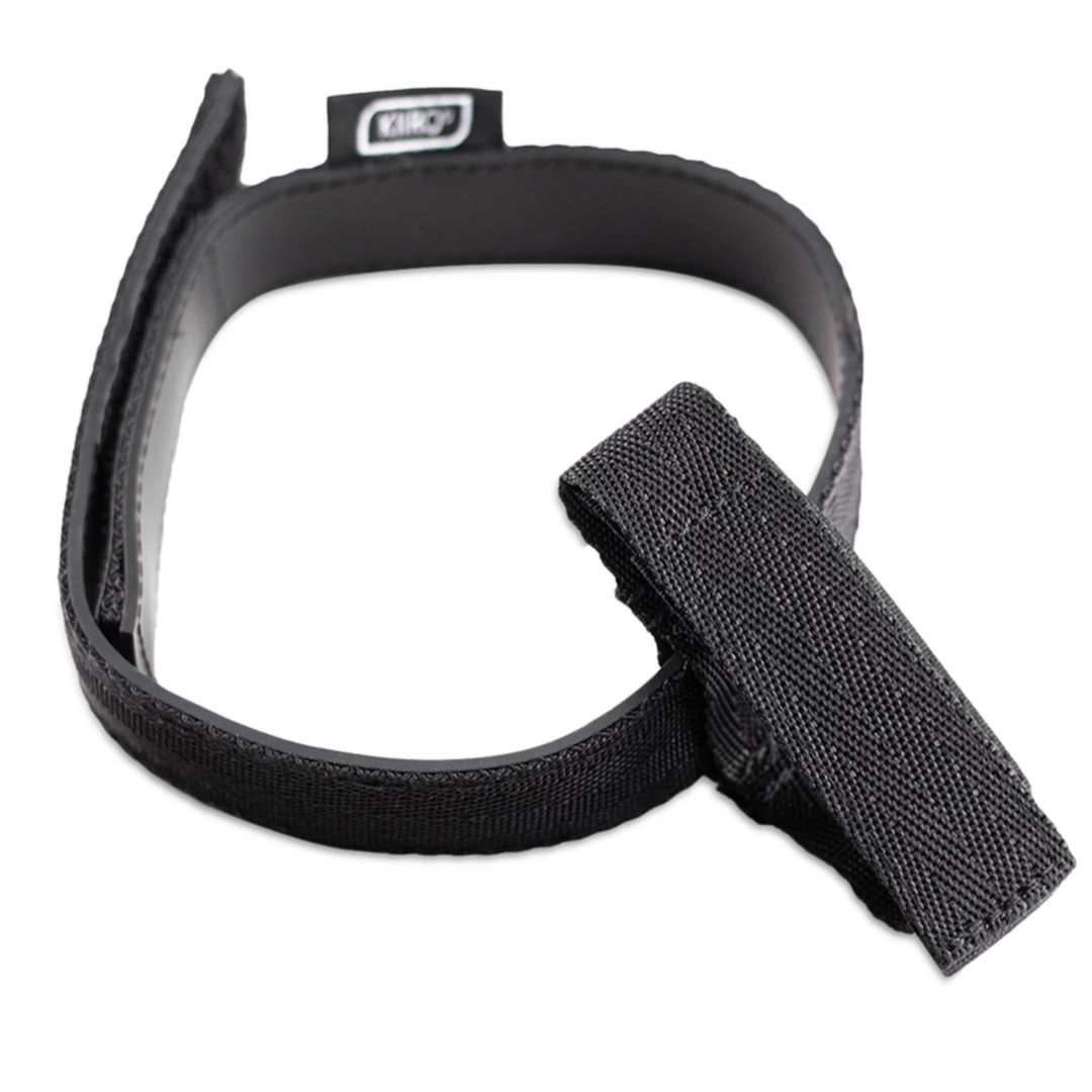 Black - Anelma Kiiroo Keon Accessory Textile Hand Strap combines an ergonomic design for comfortable