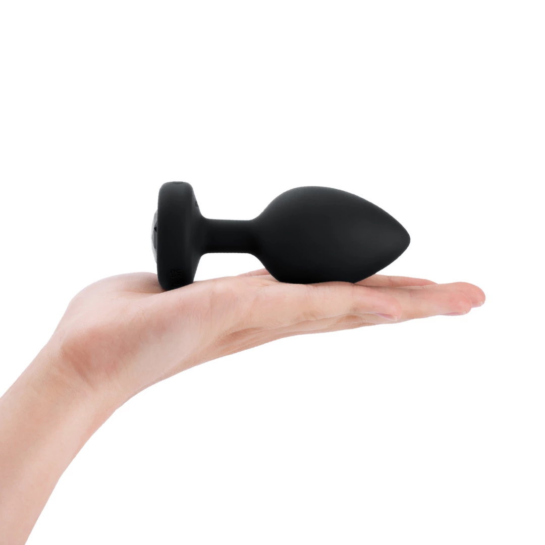 b-Vibe Jewel Plug XXL Black - zdalny system wibracyjny