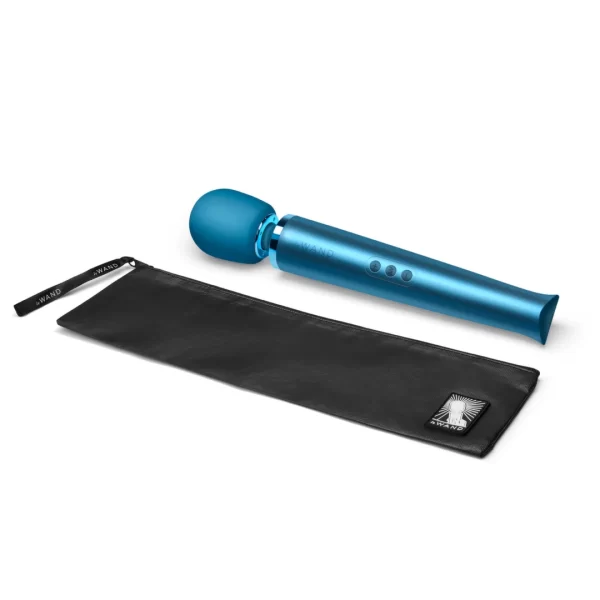 Le Wand Massager Pacific Blue - bezprzewodowy masażer - Anelma Le Wand Massager Pacific Blue – Wibratory masażery