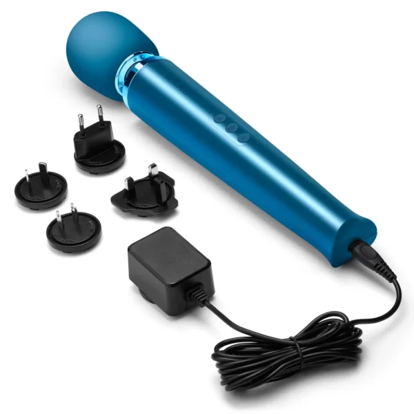 20 programow - Anelma Le Wand Massager Pacific Blue - Rechargeable