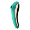 Satisfyer Dual Kiss Green - 2-in-1 Air-Pulse System & Vibrating Model - Anelma Satisfyer Dual Kiss Green - 2-in-1 Air-Pulse System & Vibrating Model