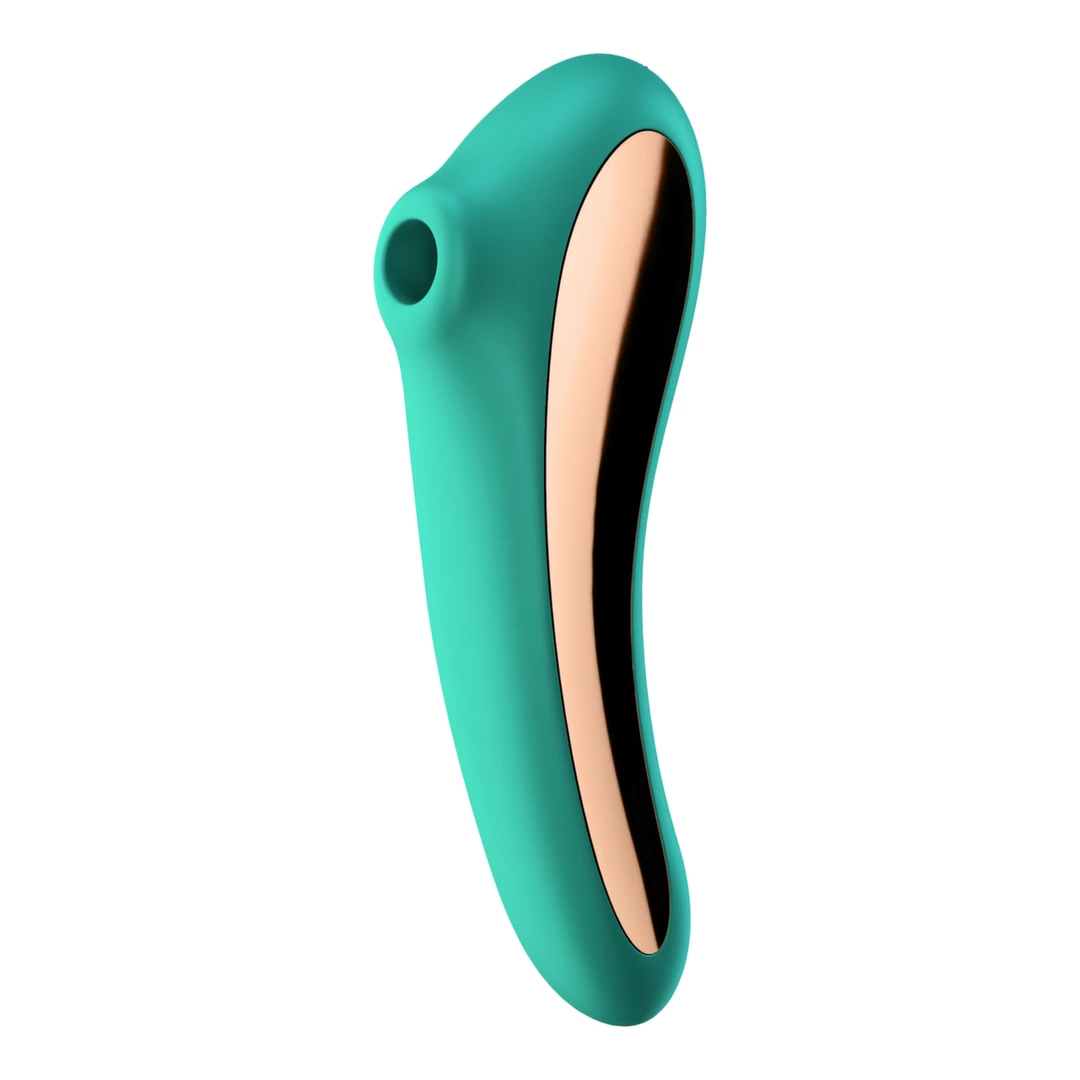 Satisfyer Dual Kiss Green - 2-in-1 Air-Pulse System & Vibrating Model