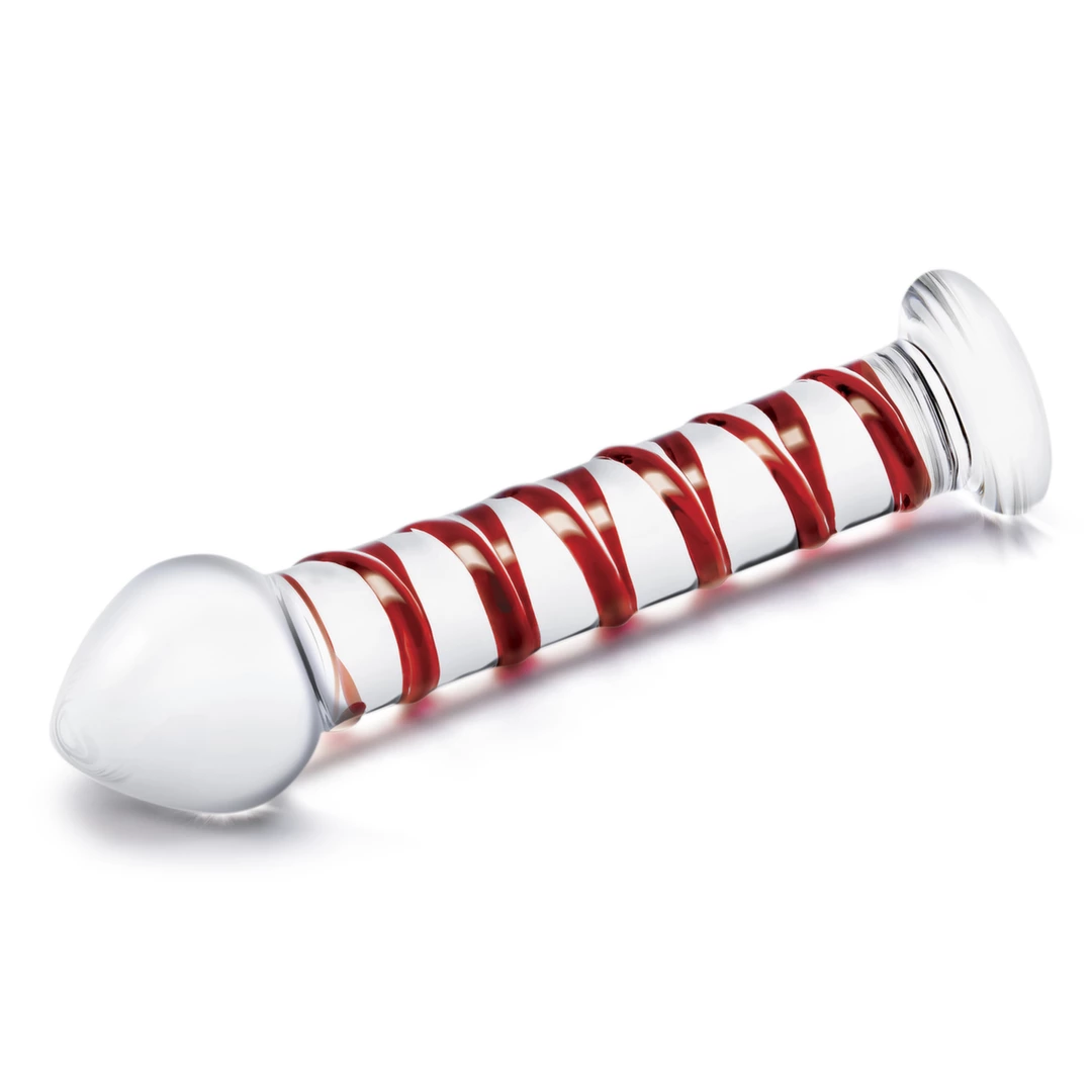 Glas Swirly szklany model spiralny 20 - Anelma sexshop