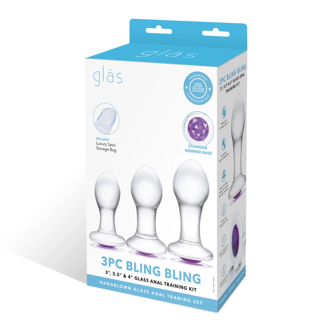 Glas Bling Bling Szklany Zestaw do Treningu - 3 Rozmiary