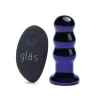 Glas Vibrating Beaded Plug - Glass
