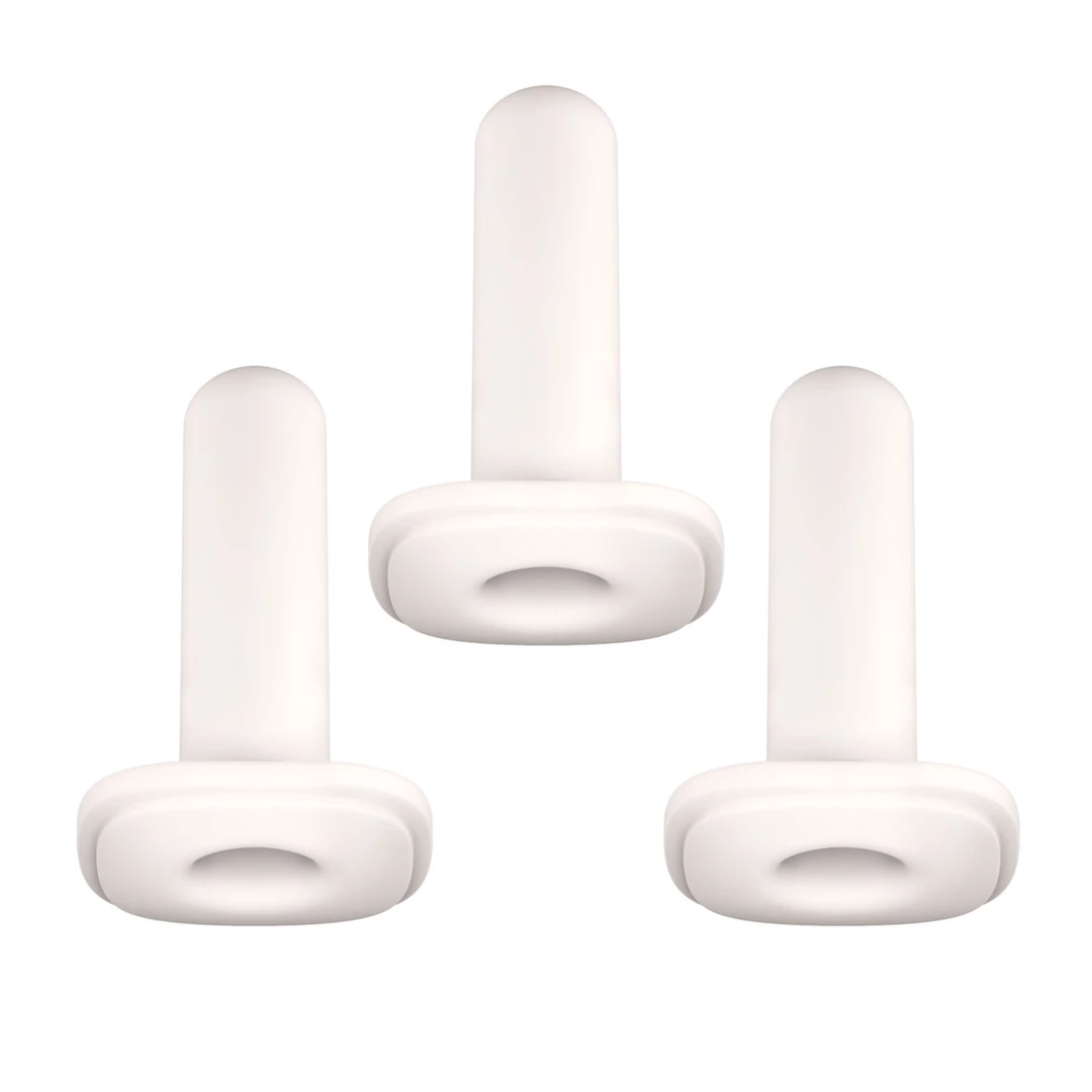 Kiiroo Onyx+ Replacement Sleeve Set Standard Fit 3-Pack combines flexible elastomer for comfortable