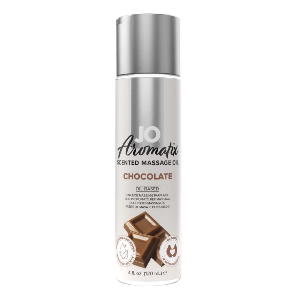 System JO Aromatix Massage Oil Chocolate 120ml - Vegan Nourishing Formula