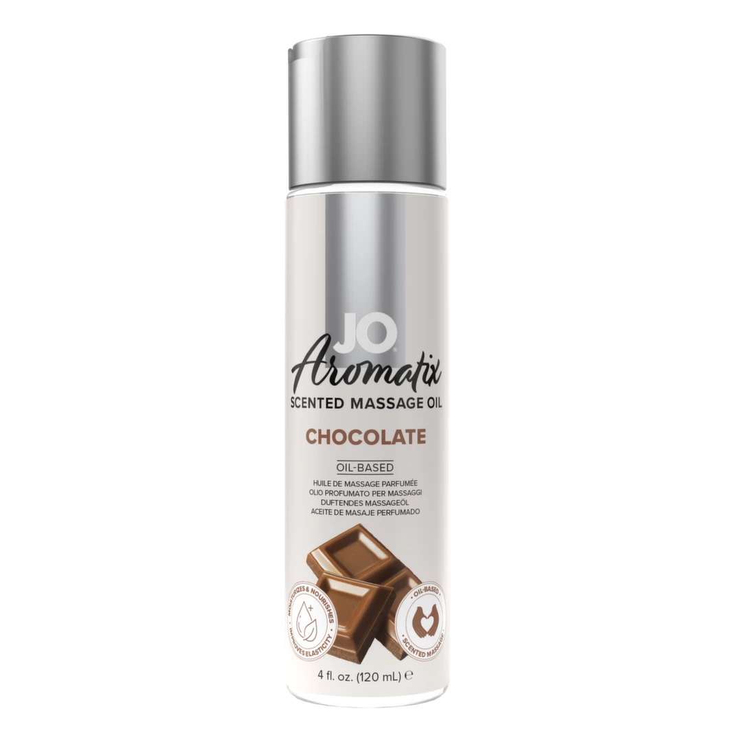 System JO Aromatix Massage Oil Chocolate 120ml - Vegan Nourishing Formula System JO Aromatix Massage Oil Chocolate 120ml - Vegan Nourishing Formula