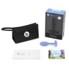 b-Vibe Snug Plug 1 Violet - Weighted Silicone Comfort Model
