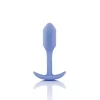 b-Vibe Snug Plug 1 Violet - Weighted Silicone Comfort Model