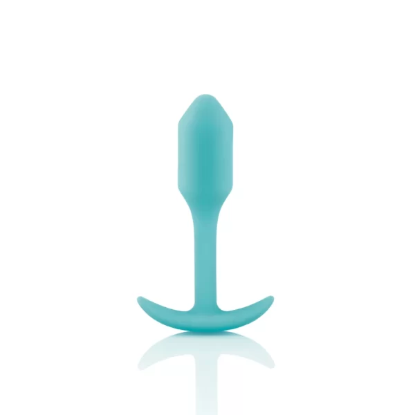 b-Vibe Snug Plug 1 Mint - Weighted Silicone Anal Plug