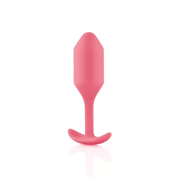 b-Vibe Snug Plug 2 Coral silikonowy model anatomiczny 111