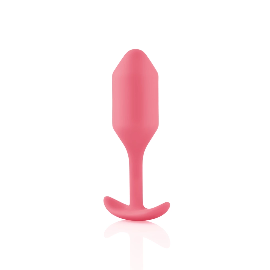 b-Vibe Snug Plug 2 Coral silikonowy model anatomiczny 111