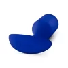 b-Vibe Snug Plug 4 Navy - anatomiczna zatyczka