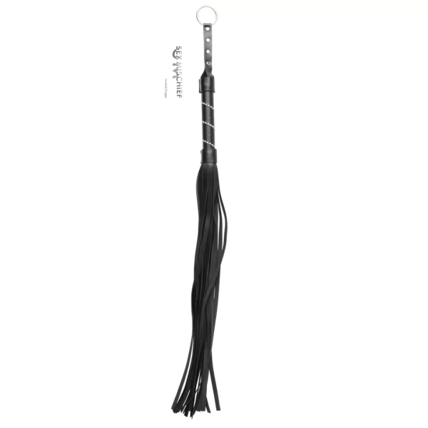Sportsheets Sex & Mischief Jeweled Flogger 76cm Vinyl Handle