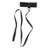 Sportsheets S&M Leash & Collar Black - zestaw obroÅ¼a i smycz