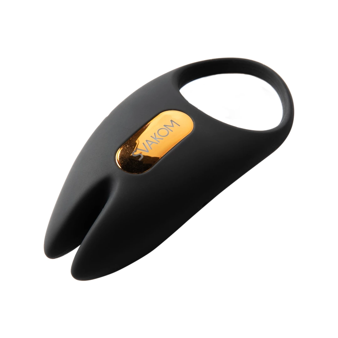 SVAKOM Winni 2 App-Controlled Silicone Intimate Ring Waterproof Black - Anelma sextoys