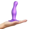 Strap-On-Me Curvy Plug Model Metallic Purple - Liquid Silicone & Suction Cup L - Anelma sextoys