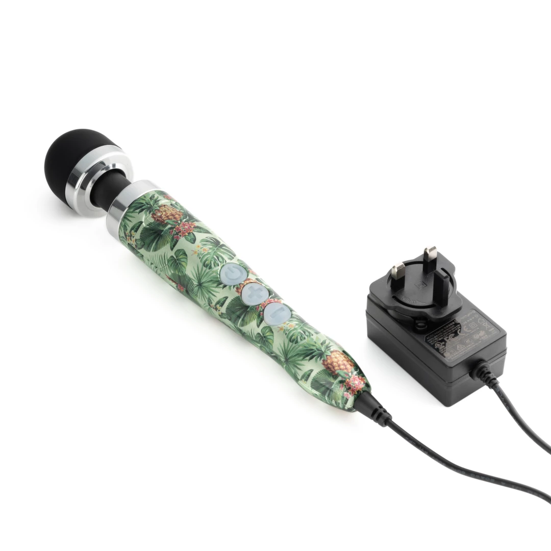 Doxy Die Cast 3 Pineapple - kompaktowy masażer sieciowy LED 28cm - Anelma wibratory masażery