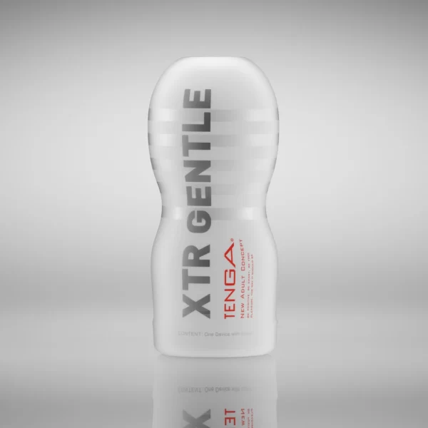 TENGA Original Vacuum Cup Extra Gentle combines flexible elastomer for comfortable