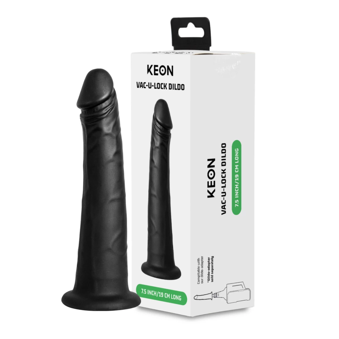 Kiiroo KEON Czarny Element Intymny z Blokadą Prożniową 19cm - tuote
