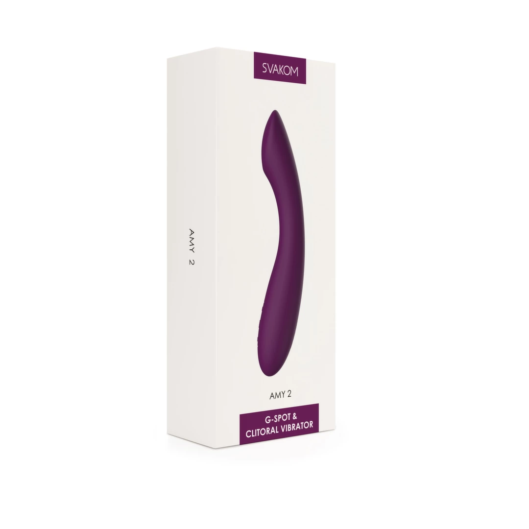 Svakom Amy 2 Violet Precision Intimate Massager - Anelma G-spot vibrator