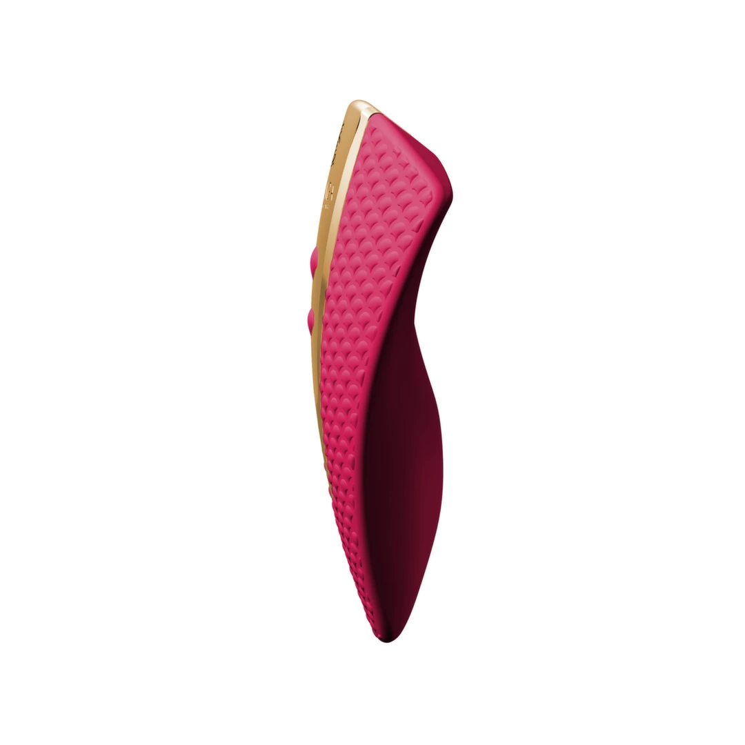 115×75×30mm - Anelma Shunga Obi Raspberry masażer z mocnym silnikiem i