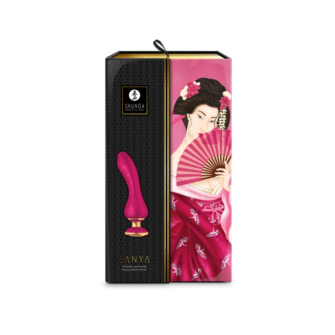 Shunga Sanya Intimate Device Rechargeable Raspberry 185mm