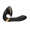 Shunga Soyo Black - dwusilnikowy model silikonowy