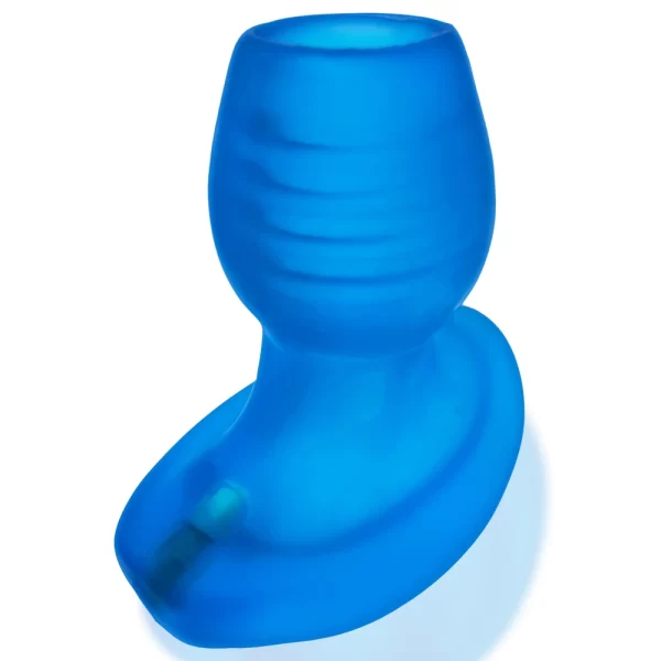 Oxballs Glowhole-2 Plug Morph LED Niebieski DuÅ¼y - Szeroka podstawa