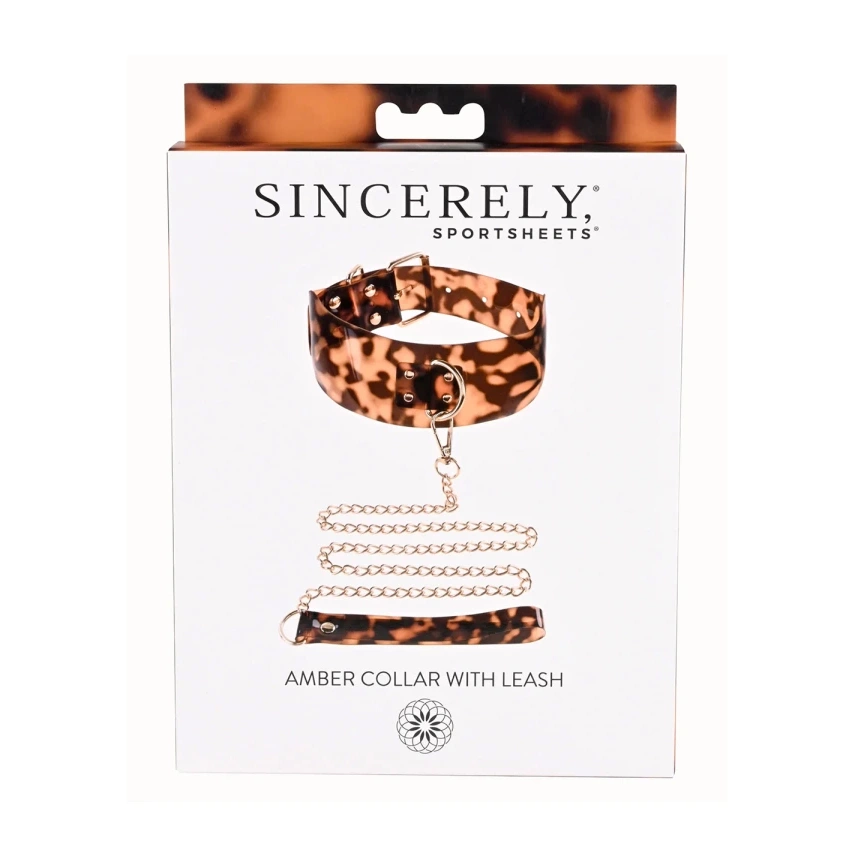 Sportsheets Amber Adjustable Collar and Leash