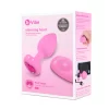 b-Vibe Vibrating Heart Plug Pink